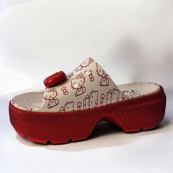 Hello Kitty x Crocs Stomp Slide Sandals – Limited Edition 2024 Size 9W - Picture 5 of 12